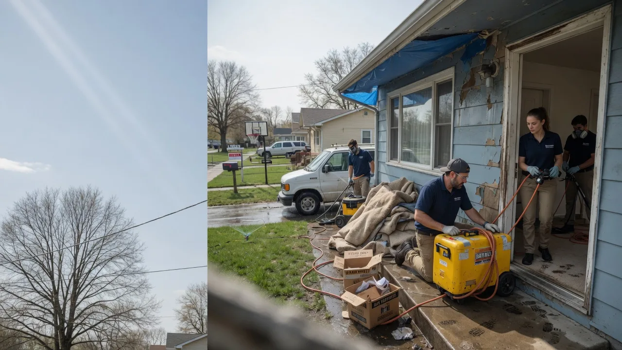 Basement Flood Cleanup in Hobart, OK near me
